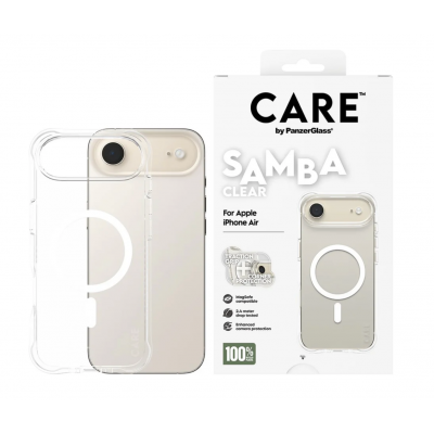 Θήκη PanzerGlass CARE BY PanzerGlass Samba MagSafe για APPLE iPhone 17 Air 6.6 5G 2025 - ΔΙΑΦΑΝΟ - PG-CR69281